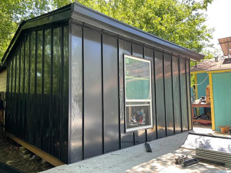 Black standing seam metal wall panels for Roof Inspection in Phenix City